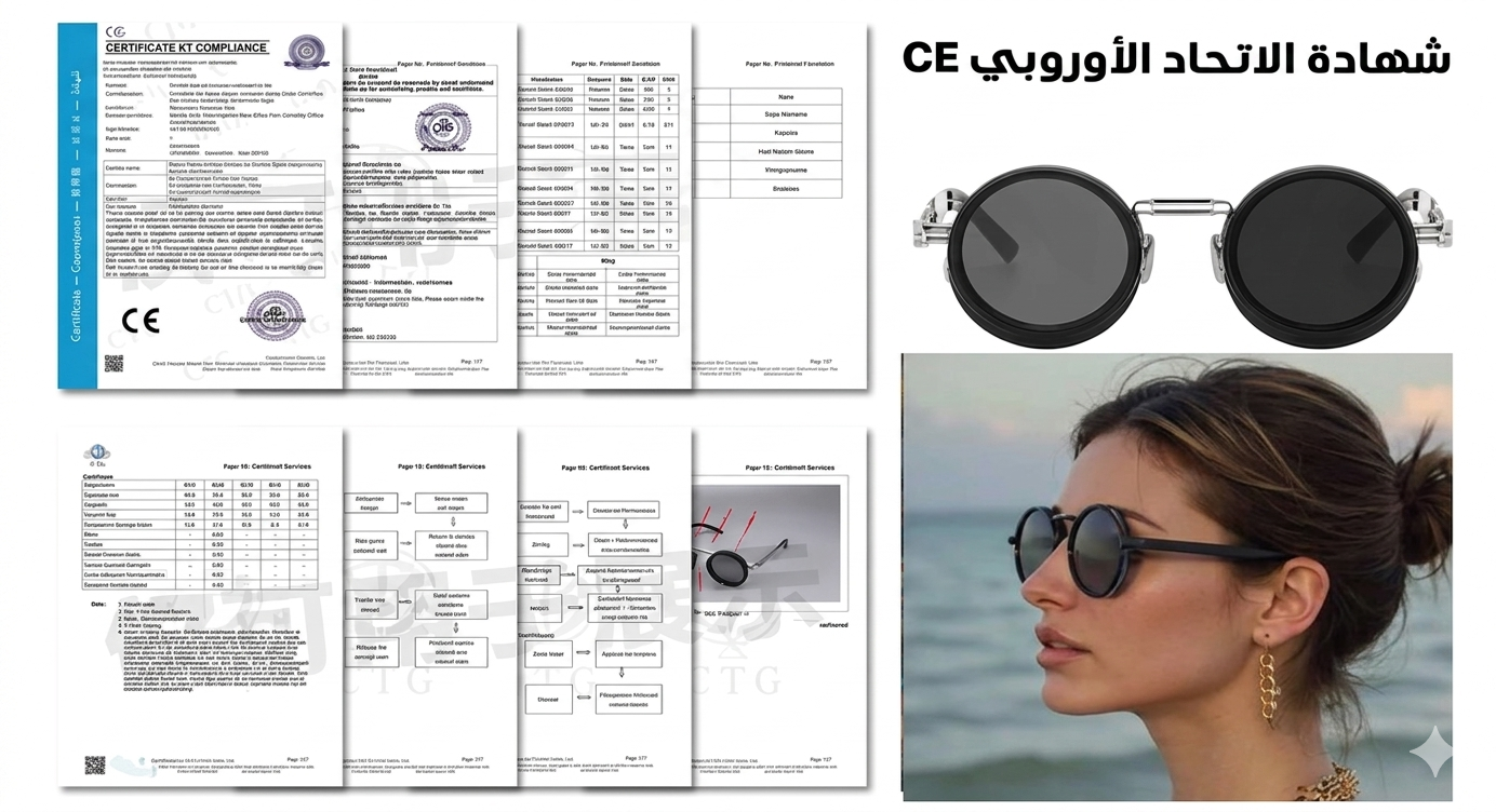 Adjustable Vision Glasses 1-9 Gears Rounded Polarized Glasses