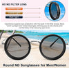 Adjustable Vision Glasses 1-9 Gears Rounded Polarized Glasses