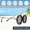 Adjustable Vision Glasses 1-9 Gears Rounded Polarized Glasses