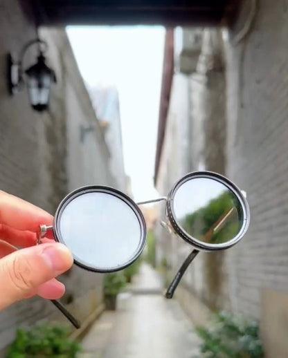 Adjustable Vision Glasses 1-9 Gears Rounded Polarized Glasses
